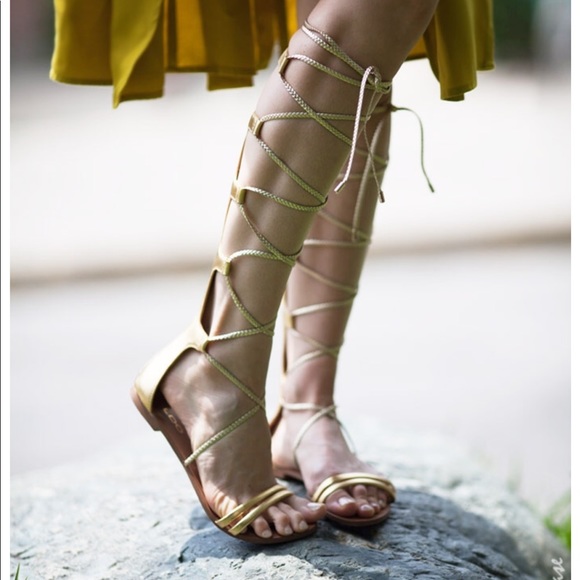 aldo gold gladiator sandals